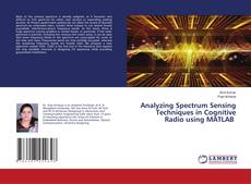 Portada del libro de Analyzing Spectrum Sensing Techniques in Cognitive Radio using MATLAB