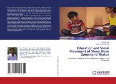Capa do livro de Education and Social Movement of Shree Shree Guruchand Thakur 