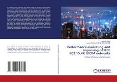Capa do livro de Performance evaluating and improving of IEEE 802.15.4K LECIM networks 