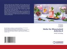 Copertina di Herbs for Rheumatoid Arthritis-II