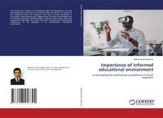 Обложка Importance of informed educational environment