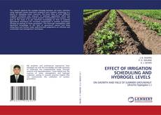 Portada del libro de EFFECT OF IRRIGATION SCHEDULING AND HYDROGEL LEVELS