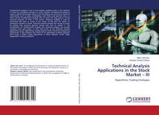 Capa do livro de Technical Analysis Applications in the Stock Market – III 