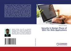 Capa do livro de Security in Design Phase of SDLC for Web Applications 