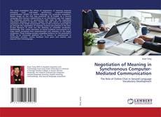 Capa do livro de Negotiation of Meaning in Synchronous Computer-Mediated Communication 