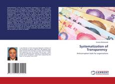 Buchcover von Systematization of Transparency