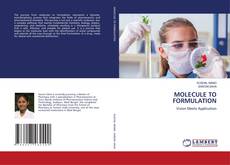 Capa do livro de MOLECULE TO FORMULATION 