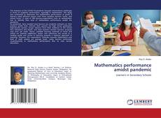 Capa do livro de Mathematics performance amidst pandemic 