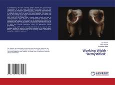Capa do livro de Working Width - "Demystified" 