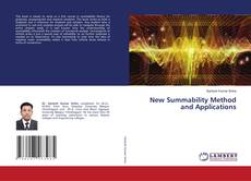 Capa do livro de New Summability Method and Applications 