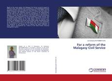 Copertina di For a reform of the Malagasy Civil Service