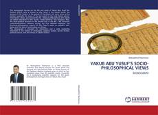 Buchcover von YAKUB ABU YUSUF’S SOCIO-PHILOSOPHICAL VIEWS