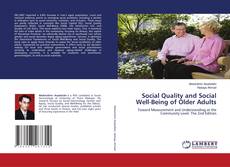 Couverture de Social Quality and Social Well-Being of Older Adults