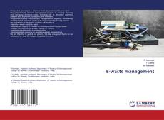 Buchcover von E-waste management