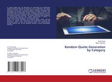 Couverture de Random Quote Generation by Category