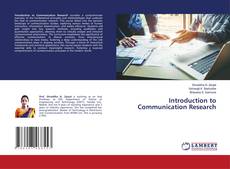 Couverture de Introduction to Communication Research