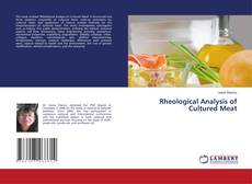 Portada del libro de Rheological Analysis of Cultured Meat
