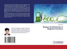 Portada del libro de Biogas to Electricity in Baghlan Province