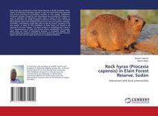 Couverture de Rock hyrax (Procavia capensis) in Elain Forest Reserve, Sudan