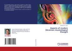 Bookcover of Aspects of modern Ukrainian musicological thought
