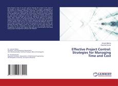 Buchcover von Effective Project Control: Strategies for Managing Time and Cost