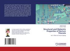 Buchcover von Structural and Dielectric Properties of Barium Titanate