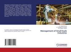 Management of Small-Scale Industries的封面