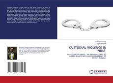 Buchcover von CUSTODIAL VIOLENCE IN INDIA