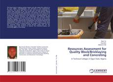 Portada del libro de Resources Assessment for Quality Block/Bricklaying and Concreting