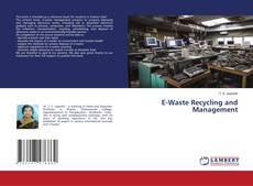 Couverture de E-Waste Recycling and Management
