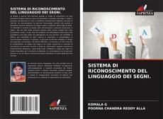 Couverture de SISTEMA DI RICONOSCIMENTO DEL LINGUAGGIO DEI SEGNI.