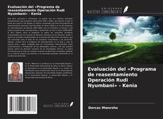 Capa do livro de Evaluación del «Programa de reasentamiento Operación Rudi Nyumbani» - Kenia 