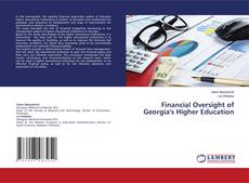 Buchcover von Financial Oversight of Georgia's Higher Education