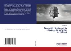 Portada del libro de Personality traits and its relevance to behavior deviations
