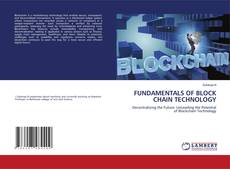 Capa do livro de FUNDAMENTALS OF BLOCK CHAIN TECHNOLOGY 
