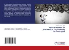 Buchcover von Advancements in Mechanical Engineering Technologies