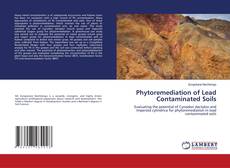 Phytoremediation of Lead Contaminated Soils kitap kapağı