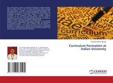 Capa do livro de Curriculum Formation at Indian University 