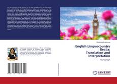 Copertina di English Linguocountry Realia: Translation and Interpretation