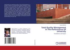 Couverture de Total Quality Management In The Performance Of University