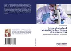 Couverture de Immunological and Molecular Study of Human Metapneumovirus
