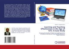 Обложка Learning and Teaching Effectiveness in the Age of ICTs: A Case Study