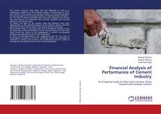 Capa do livro de Financial Analysis of Performance of Cement Industry 