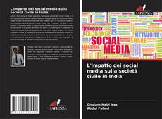 Buchcover von L'impatto dei social media sulla società civile in India