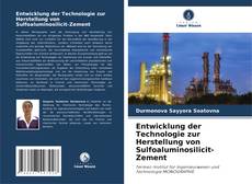 Bookcover of Entwicklung der Technologie zur Herstellung von Sulfoaluminosilicit-Zement