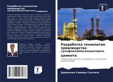 Bookcover of Разработка технологии производства сульфоалюмосилицитового цемента