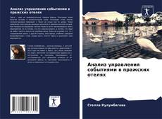 Bookcover of Анализ управления событиями в пражских отелях