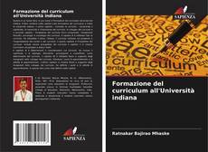 Formazione del curriculum all'Università indiana kitap kapağı