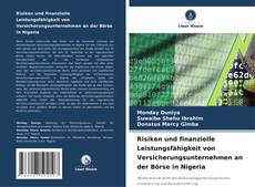Capa do livro de Risiken und finanzielle Leistungsfähigkeit von Versicherungsunternehmen an der Börse in Nigeria 