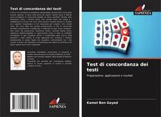 Bookcover of Test di concordanza dei testi